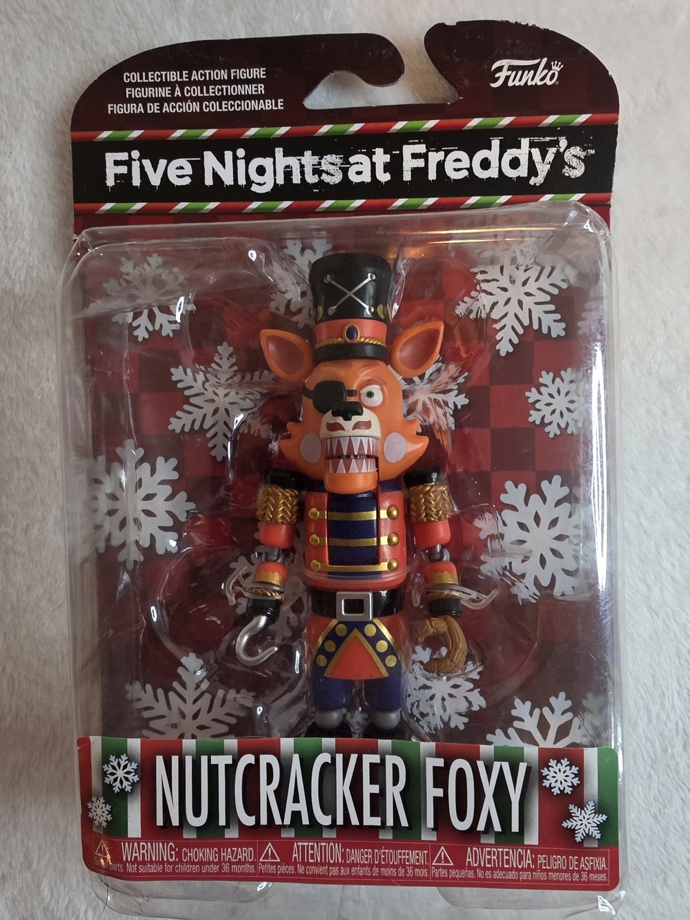 Five Nights at Freddy's Nutcracker Foxy Holiday Action Figure Funko 2023